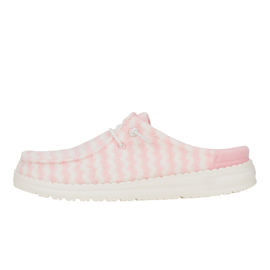 Wendy Slip Terry Stripe - Stripe Pink/White