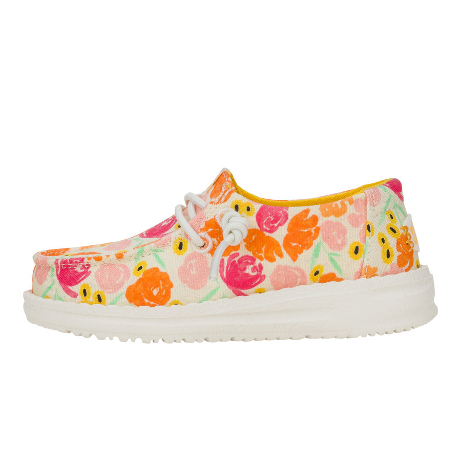 Wendy Toddler Watercolor Florals - Multi/Petal Pink