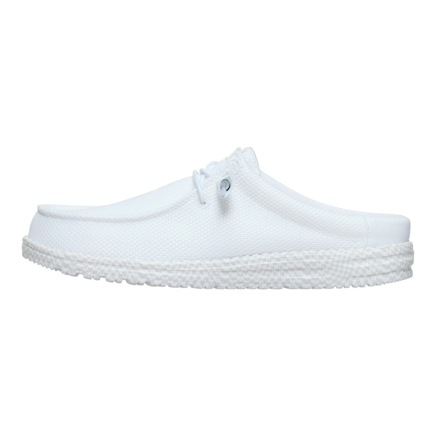 Wally Slip Warped Geo - White/Dawn Blue