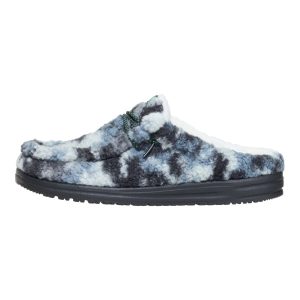 Wally Slipper Cozy Camo - Stormy Blue/Camo